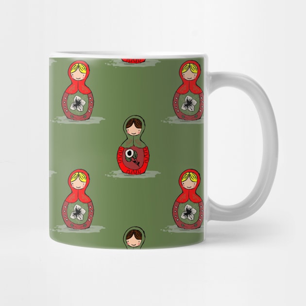 Matryoshka Green by TheTinyGraphics